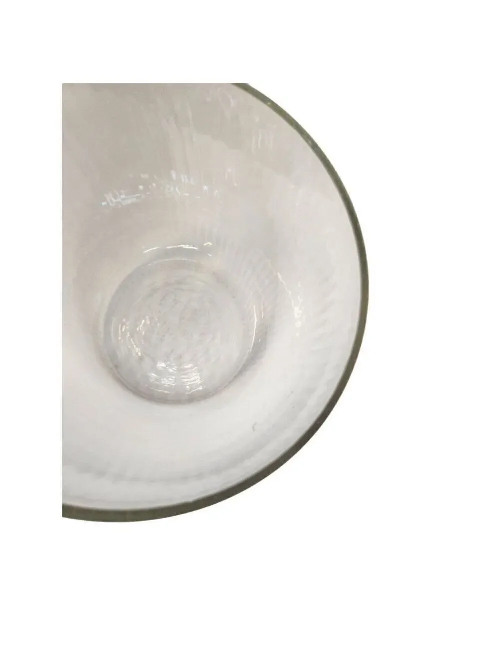 European Collection Blown Ribbed Glass Vase, Bowl  7